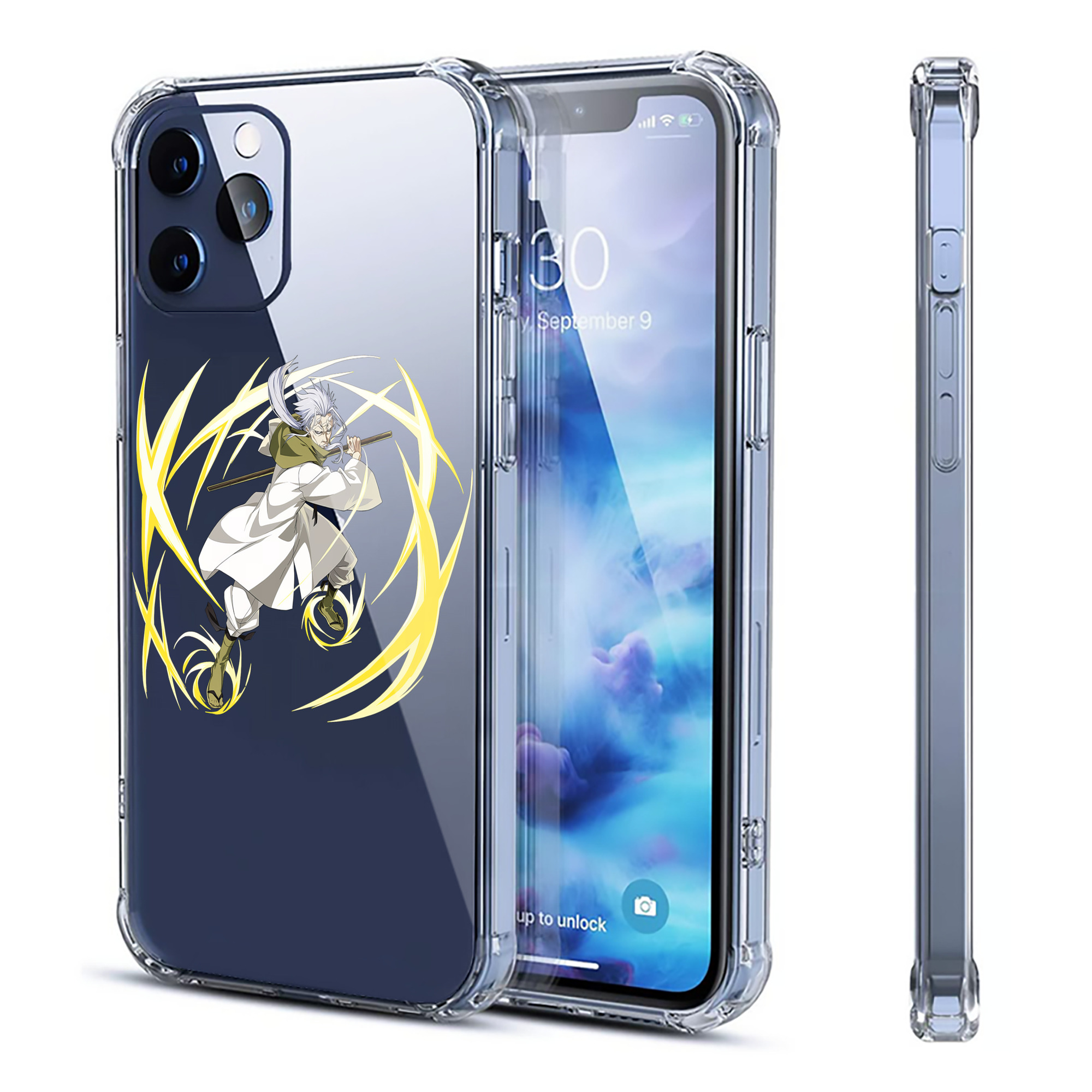 （画像用） 転スラ Regarding Reincarnated to Slime 【iPhone 12シリーズ対応】透明スマホケース（クリアソフトケース）